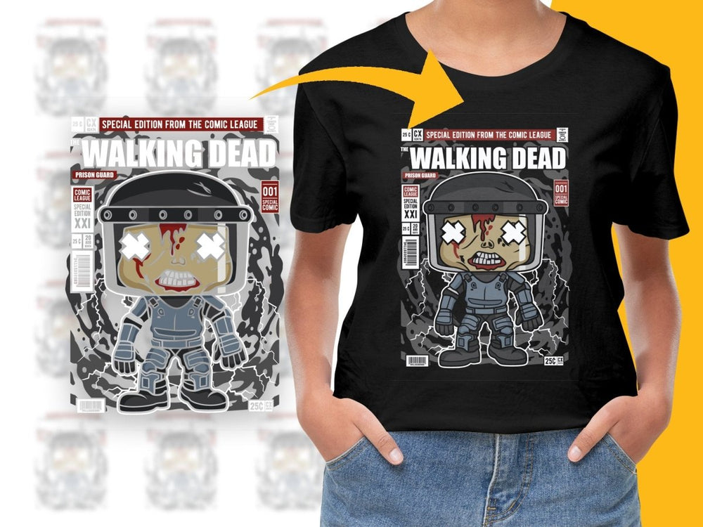 Walking Dead Prison Guard Popculture PNG File - Teepew