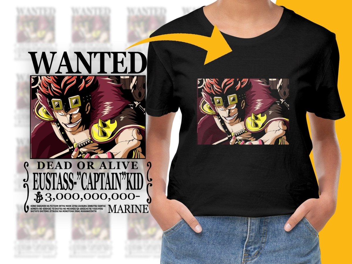 Wanted Poster Featuring Eustass Captain Kid PNG File - Teepew