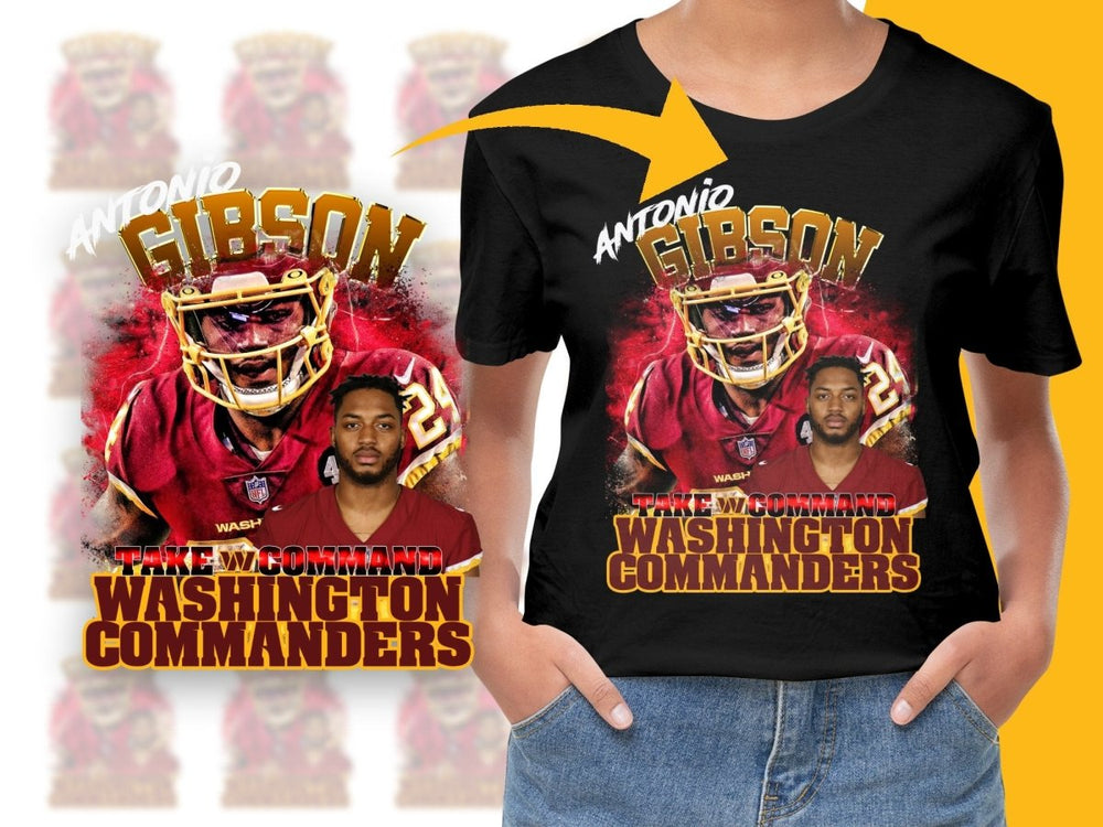 Washington Commanders Antonio Gibson Take Command PNG File - Teepew