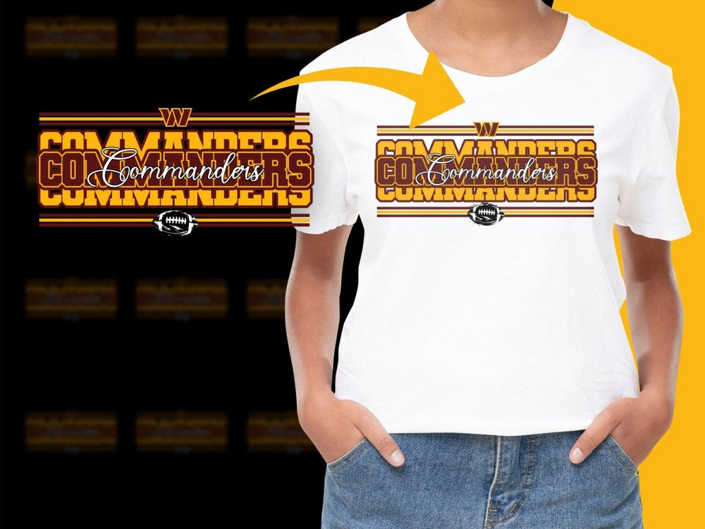 Washington Commanders Bold Graphic PNG File - Teepew