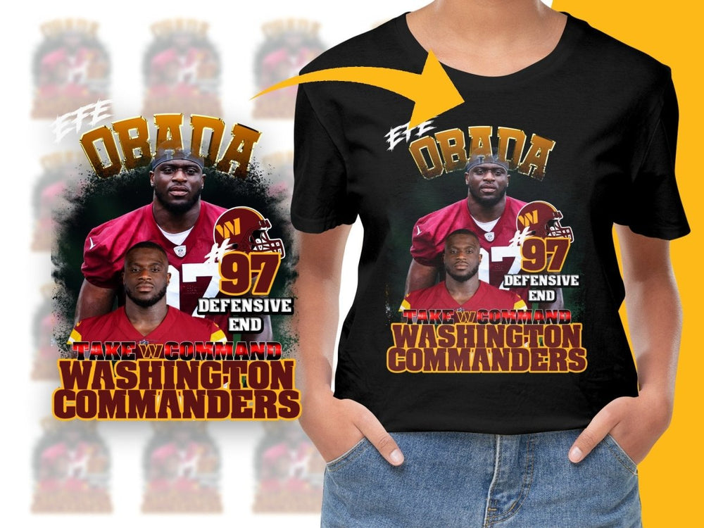 Washington Commanders Defensive End PNG File - Teepew