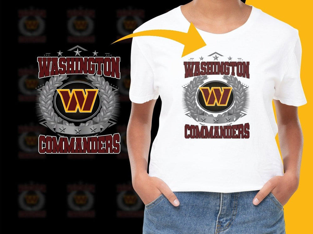 Washington Commanders Graphic Logo Design PNG File - Teepew