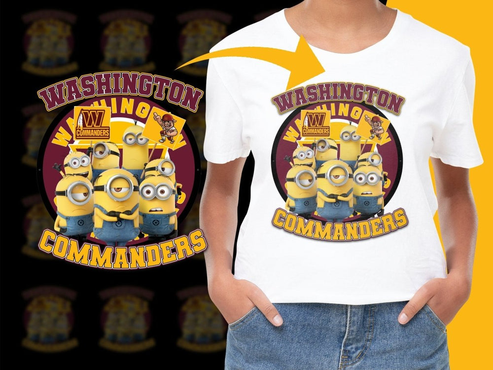 Washington Commanders Minions Fanatic PNG File - Teepew