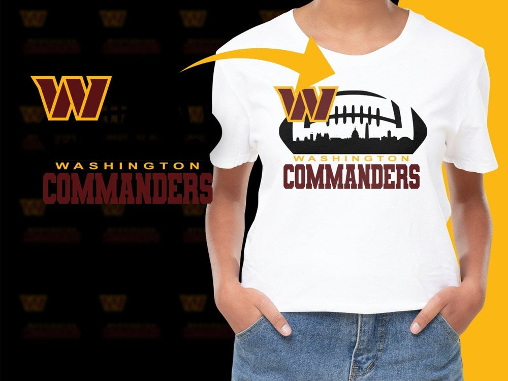 Washington Commanders Official NFL Logo Graphic PNG File - Teepew