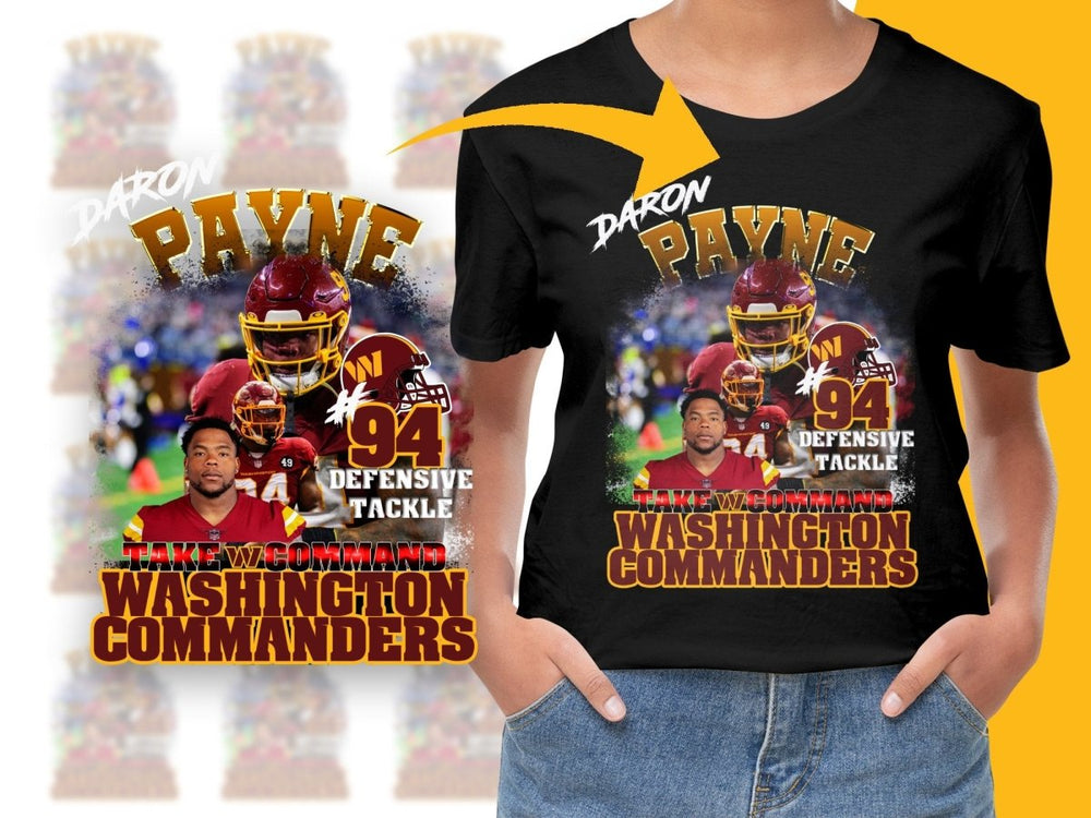 Washington Commanders Payne Defensive Tackle PNG File - Teepew
