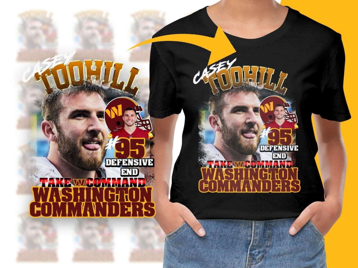 Washington Commanders Take Command Defensive End PNG File - Teepew