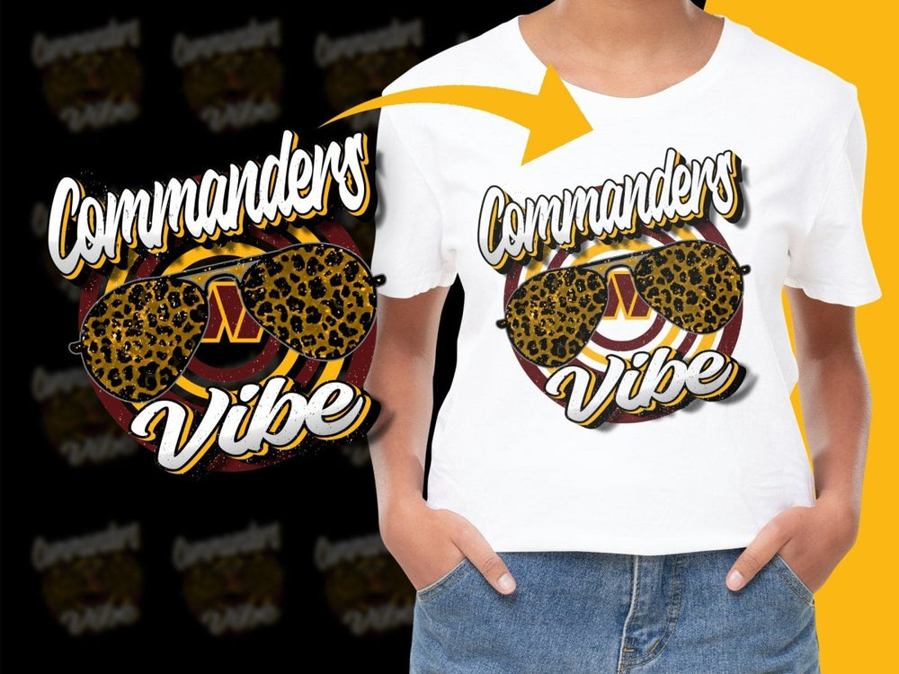 Washington Commanders Vibe Graphic PNG File - Teepew