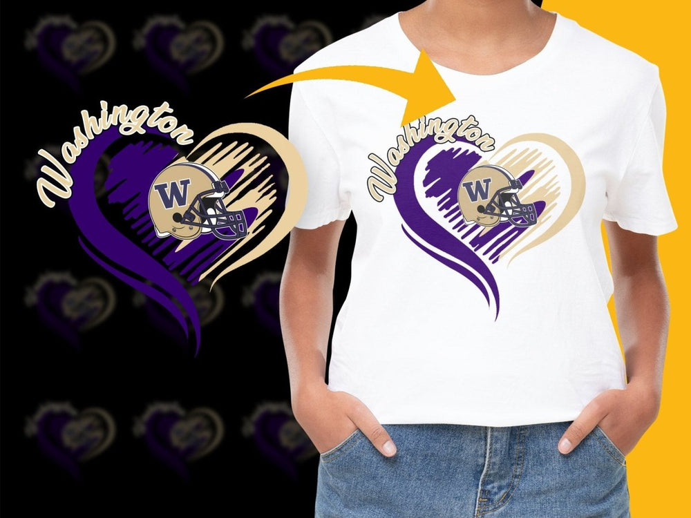 Washington Huskies NCAA College PNG File - Teepew
