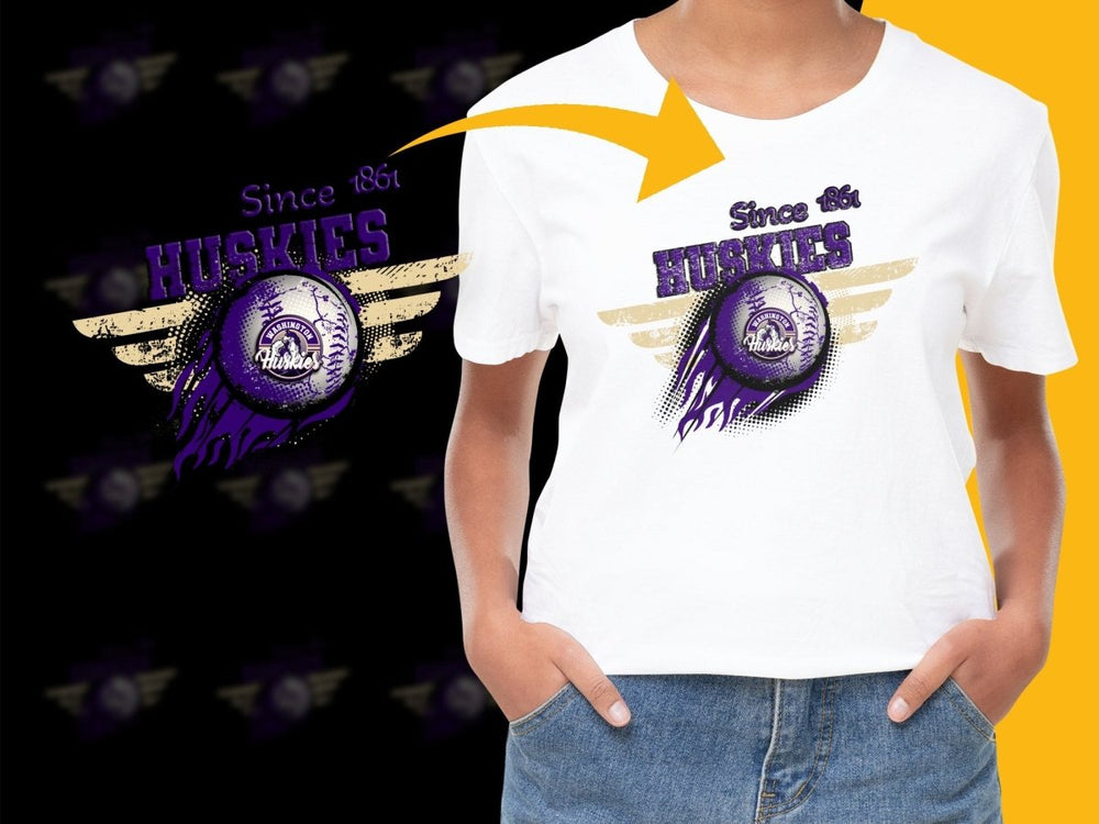 Washington Huskies NCAA College PNG File - Teepew