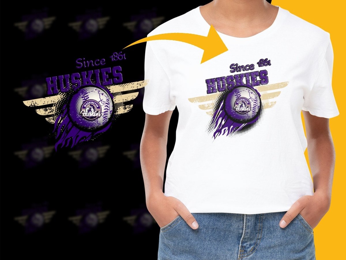 Washington Huskies NCAA College PNG File - Teepew