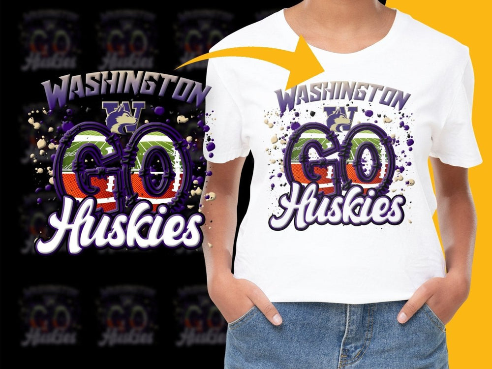Washington Huskies NCAA College PNG File - Teepew