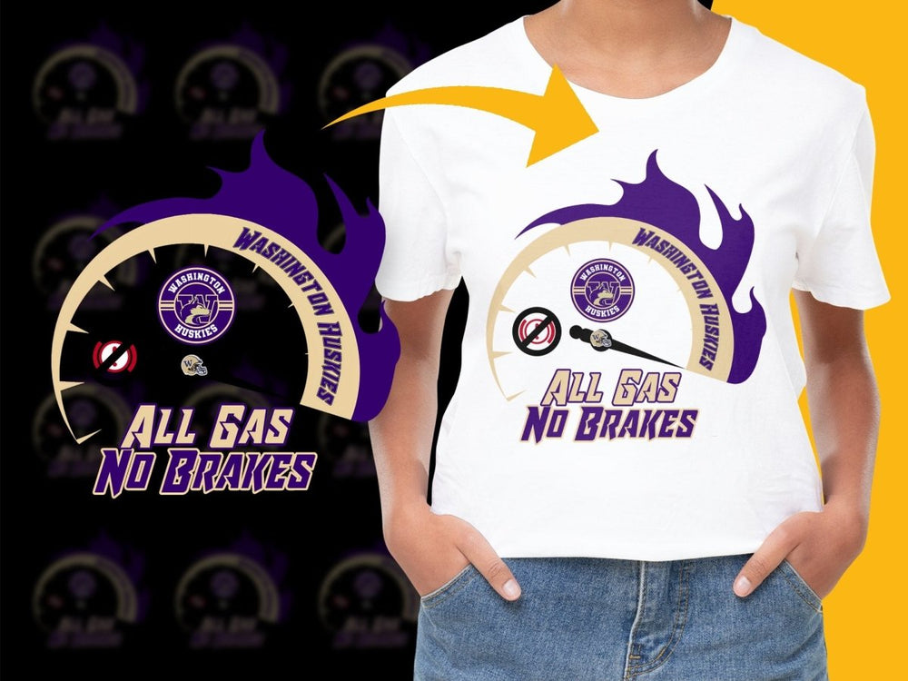 Washington Huskies NCAA College PNG File - Teepew