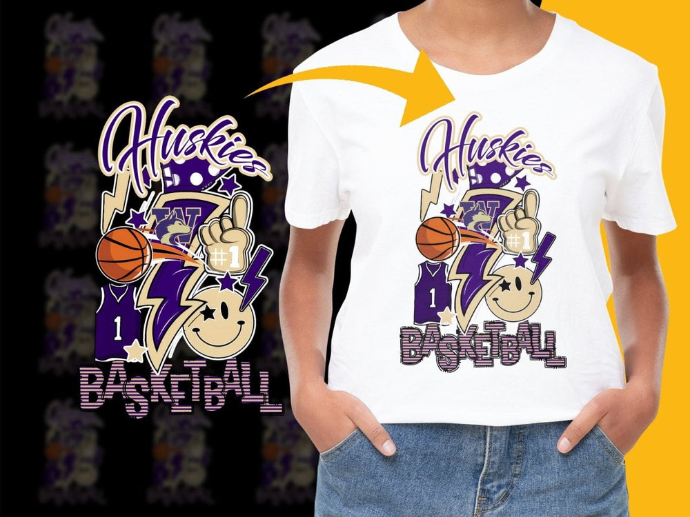 Washington Huskies NCAA College PNG File - Teepew