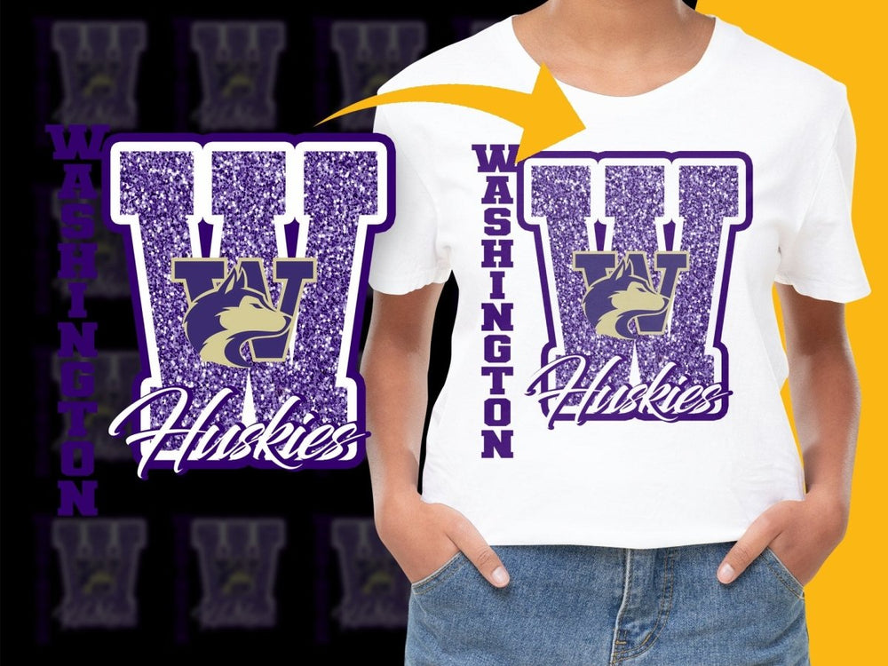 Washington Huskies NCAA College PNG File - Teepew