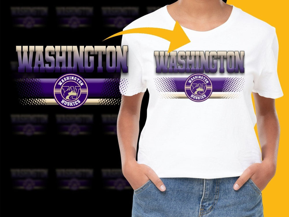 Washington Huskies NCAA College PNG File - Teepew