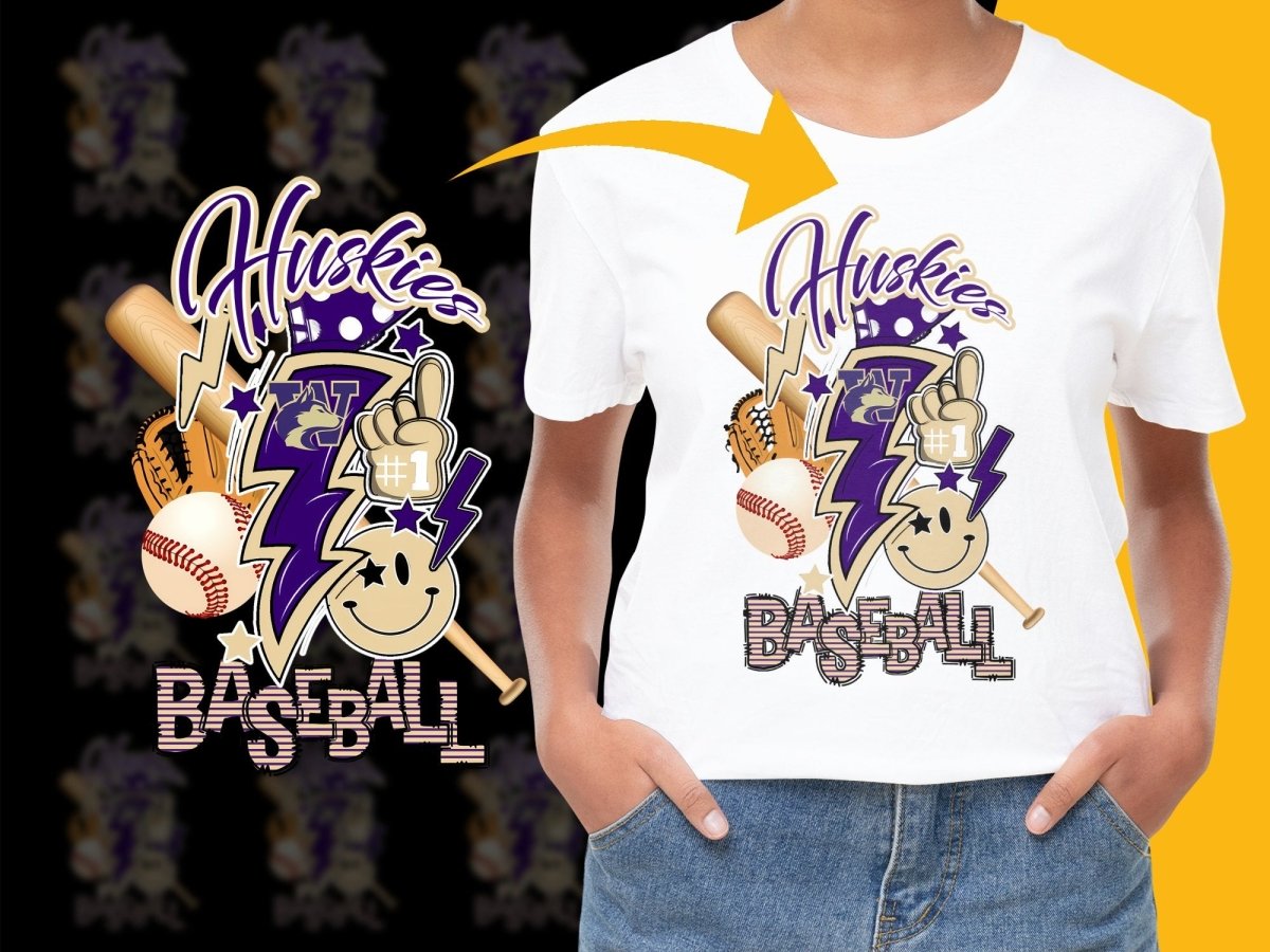 Washington Huskies NCAA College PNG File - Teepew