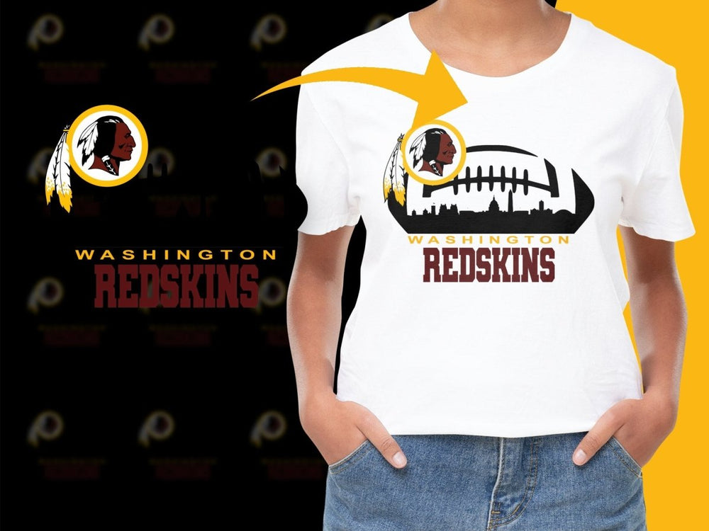 Washington Redskins City Skyline PNG File - Teepew