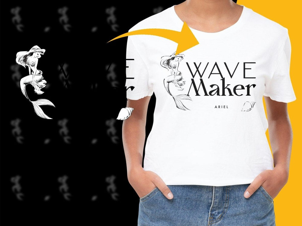 Wave Maker Ariel Graphic Print PNG File - Teepew
