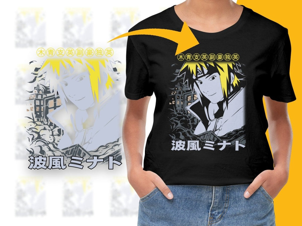 Wave Wind Minato Design Graphic Anime PNG File - Teepew