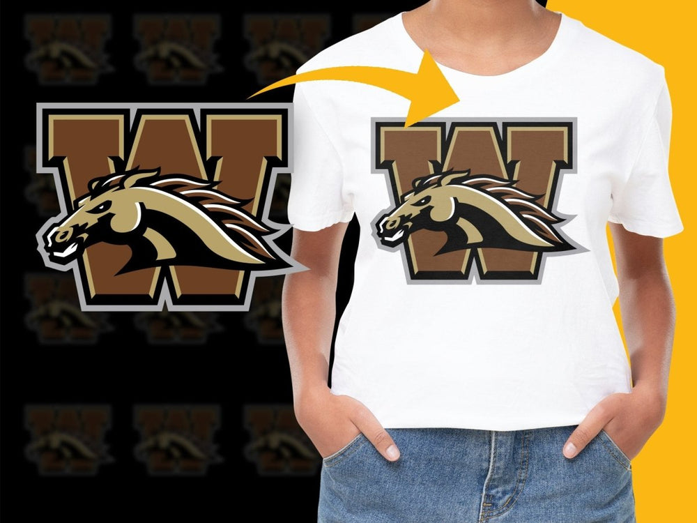 Western Michigan Broncos College Football PNG File - Teepew