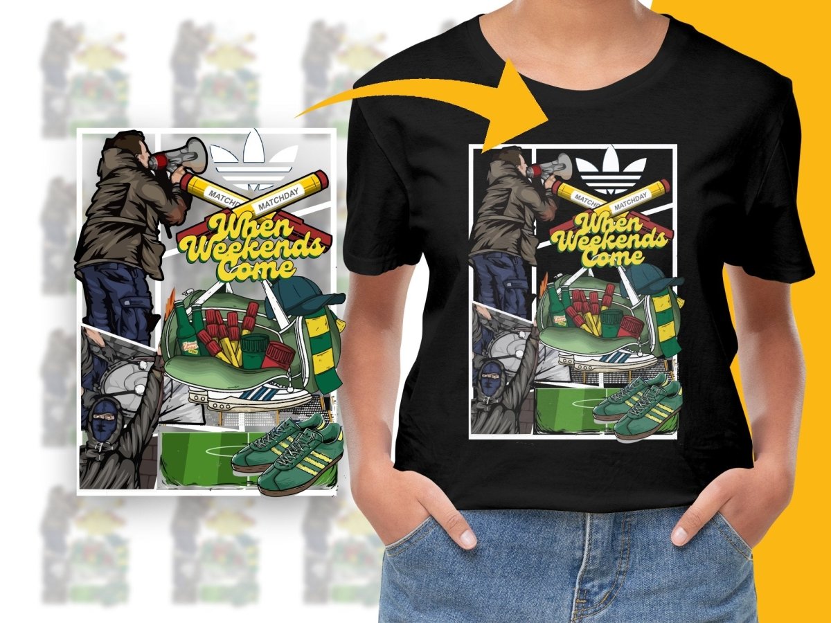 When Weekends Come Football Fan Art PNG File - Teepew