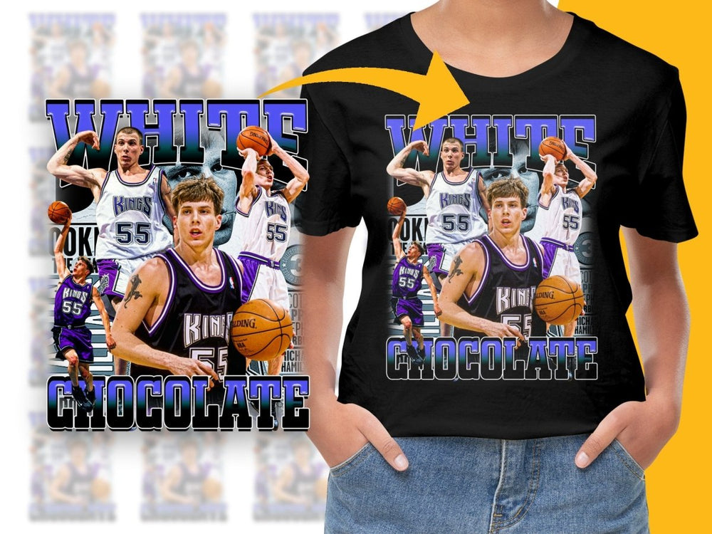 White Chocolate Jason Williams Kings Basketball Legend Bootleg PNG File - Teepew