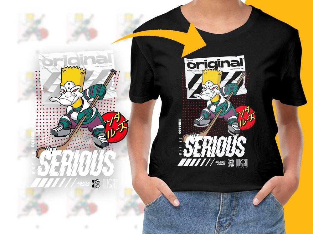 Why So Serious Hockey Player PNG File - Teepew