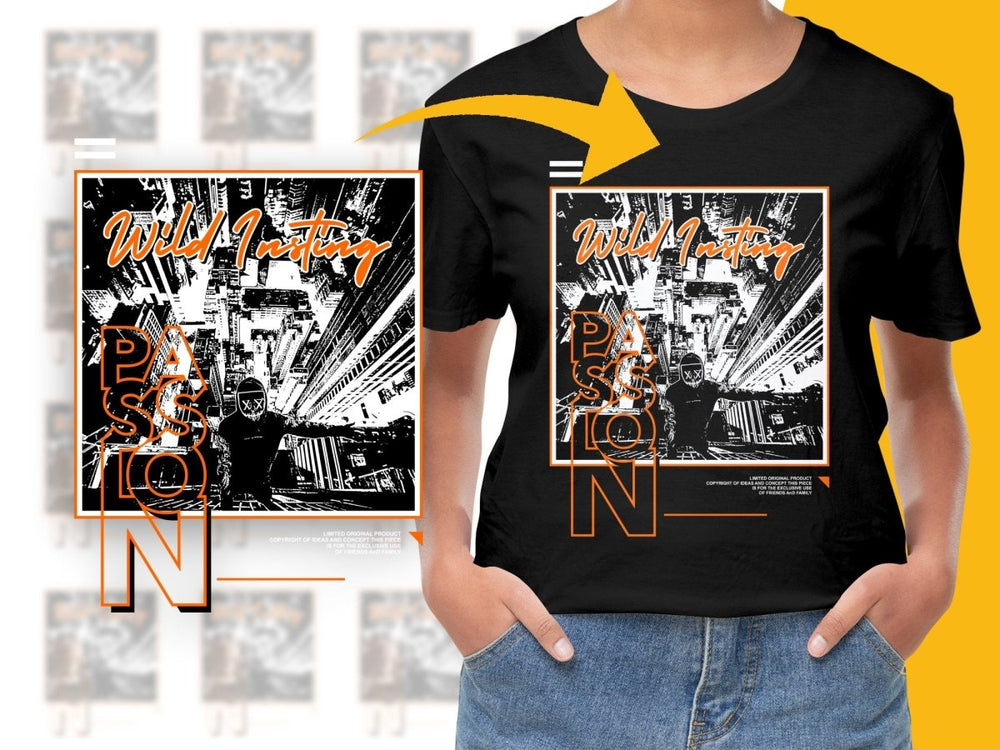 Wild Instinct Passion Urban Art Graphic PNG File - Teepew