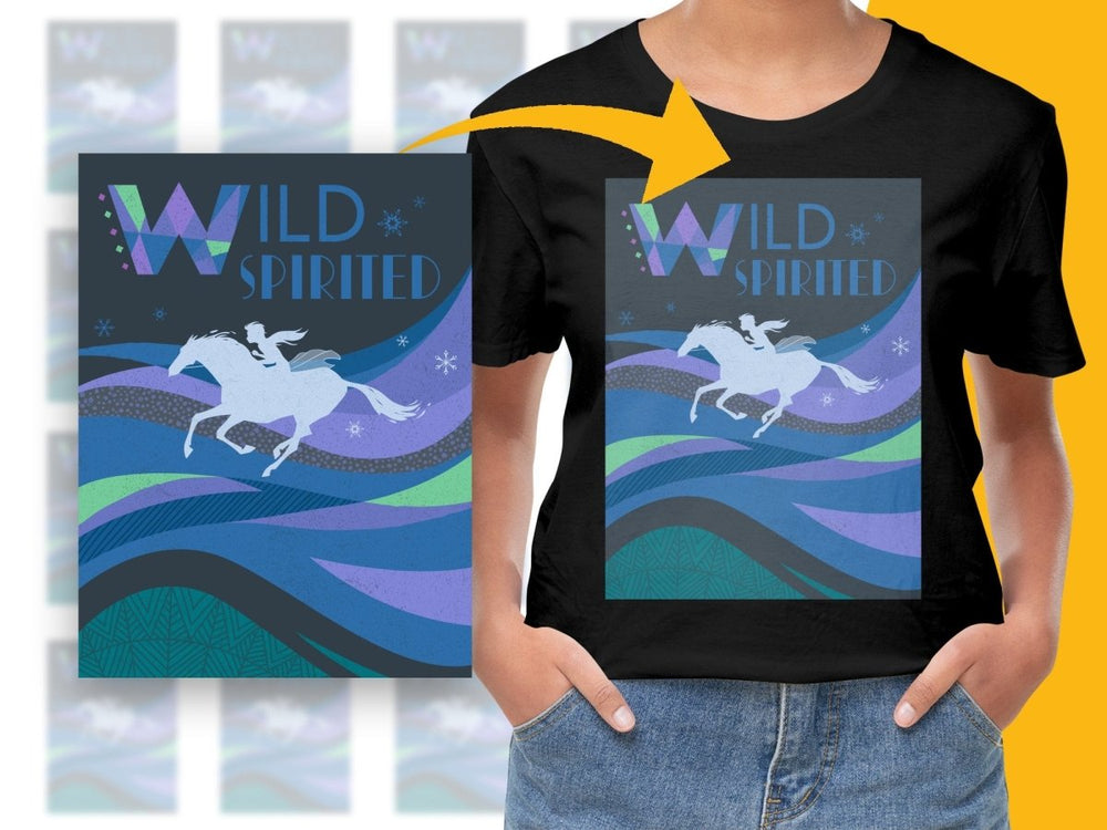 Wild Spirited Riding Horse Graphic Christmas PNG File - Teepew