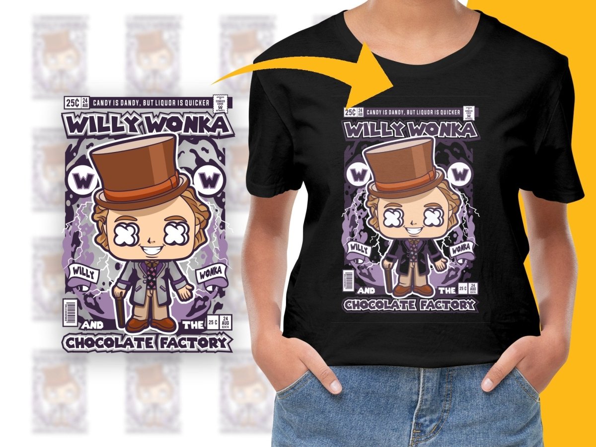 Willy Wonka And The Chocolate Factory Popculture PNG File - Teepew