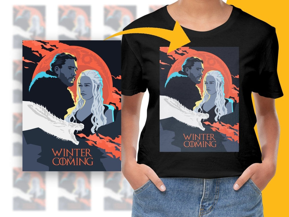 Winter Is Coming Poster Inspired Graphic PNG File - Teepew