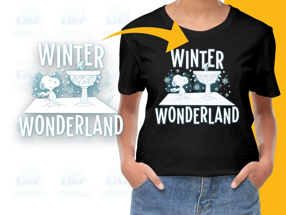 Winter Wonderland Christmas Snoopy PNG File - Teepew