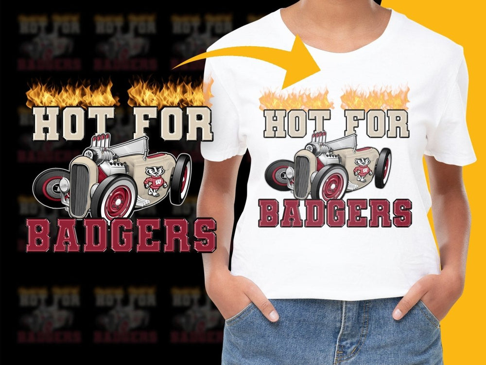 Wisconsin Badgers NCAA College PNG File - Teepew