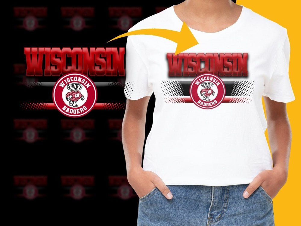 Wisconsin Badgers NCAA College PNG File - Teepew