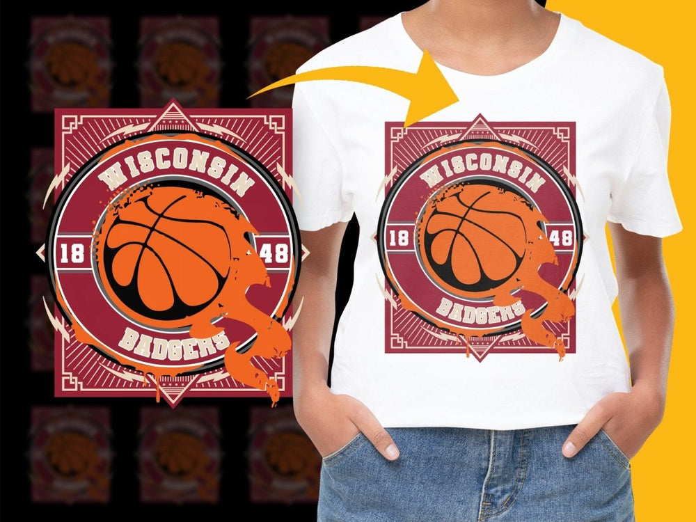Wisconsin Badgers NCAA College PNG File - Teepew