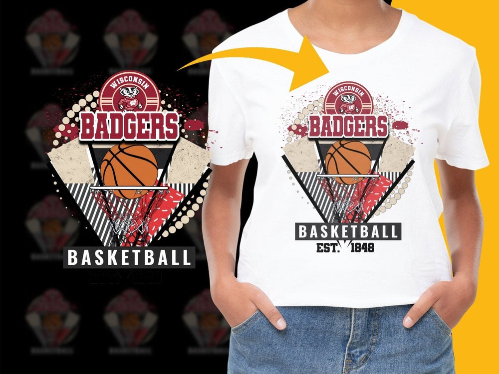 Wisconsin Badgers NCAA College PNG File - Teepew