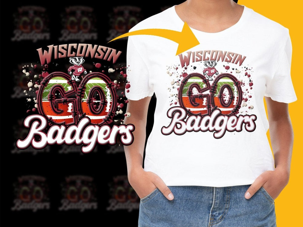 Wisconsin Badgers NCAA College PNG File - Teepew