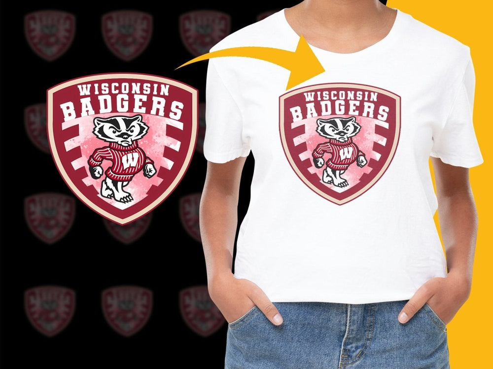 Wisconsin Badgers NCAA College PNG File - Teepew