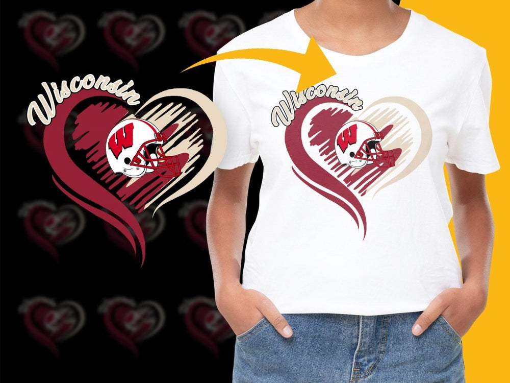Wisconsin Badgers NCAA College PNG File - Teepew