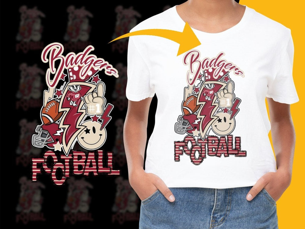 Wisconsin Badgers NCAA College PNG File - Teepew