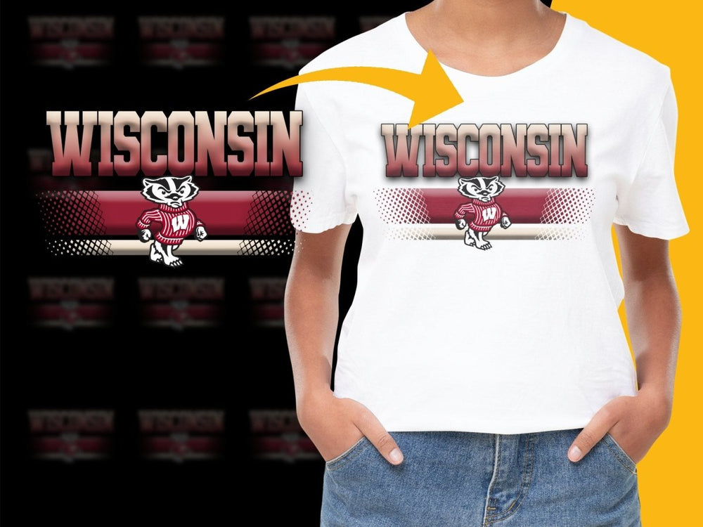 Wisconsin Badgers NCAA College PNG File - Teepew