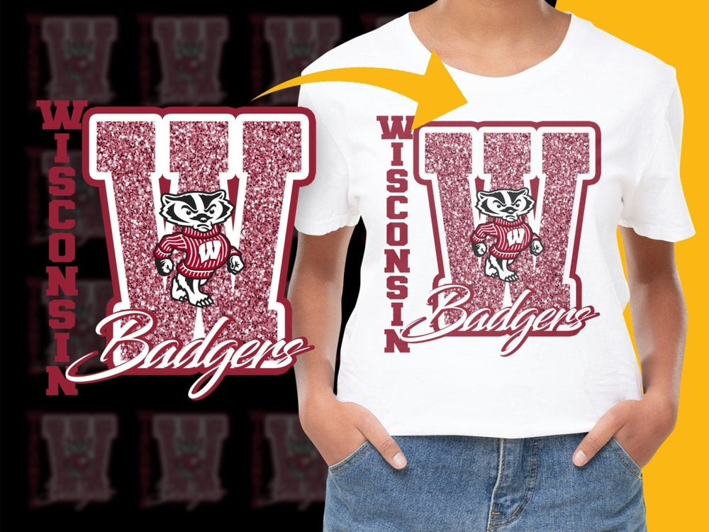 Wisconsin Badgers NCAA College PNG File - Teepew