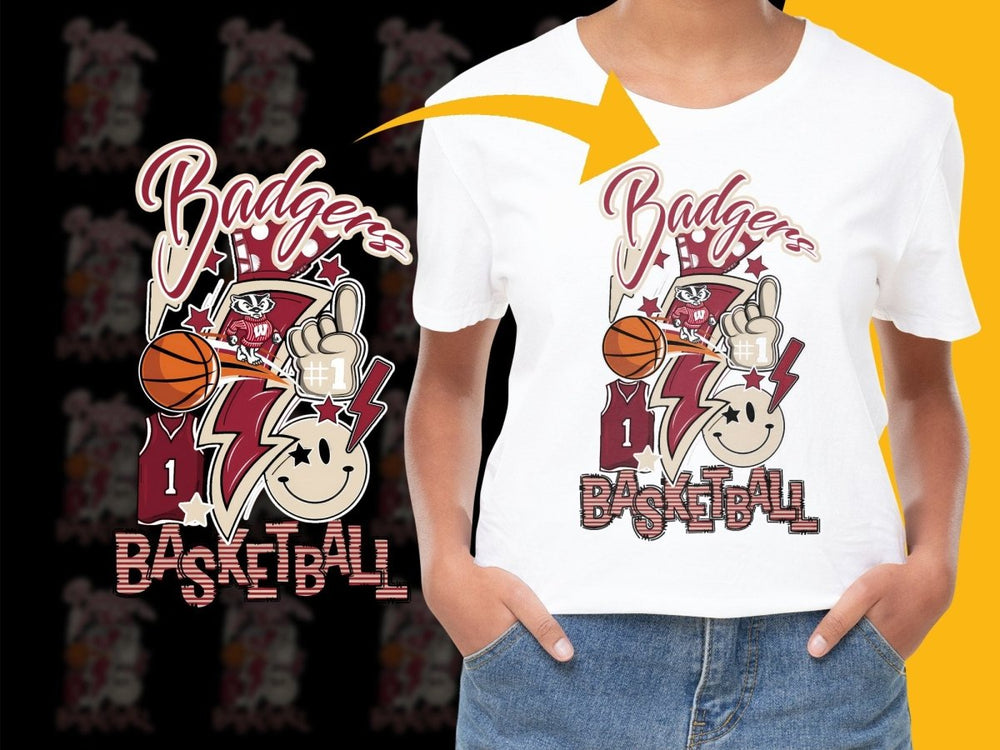 Wisconsin Badgers NCAA College PNG File - Teepew