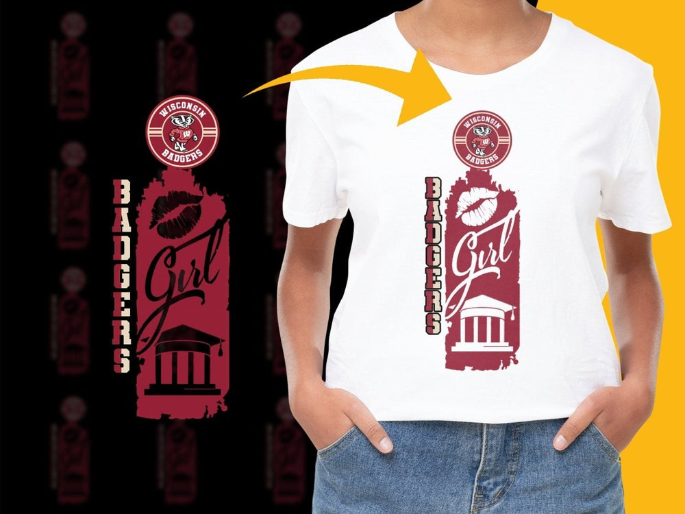 Wisconsin Badgers NCAA College PNG File - Teepew
