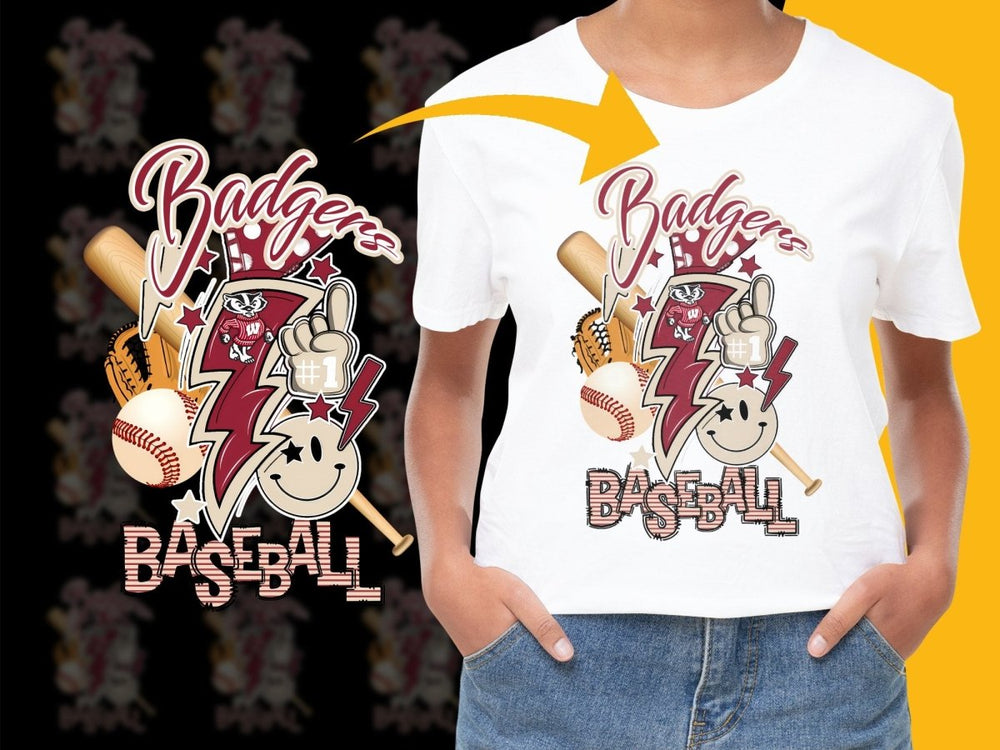 Wisconsin Badgers NCAA College PNG File - Teepew