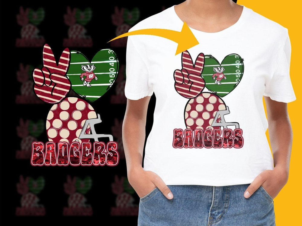 Wisconsin Badgers NCAA College PNG File - Teepew