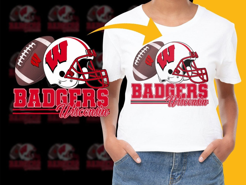 Wisconsin NCAA College PNG File - Teepew