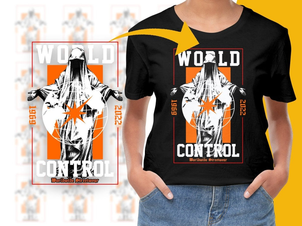 Worldwide Streetwear World Control 1991 2012 PNG File - Teepew