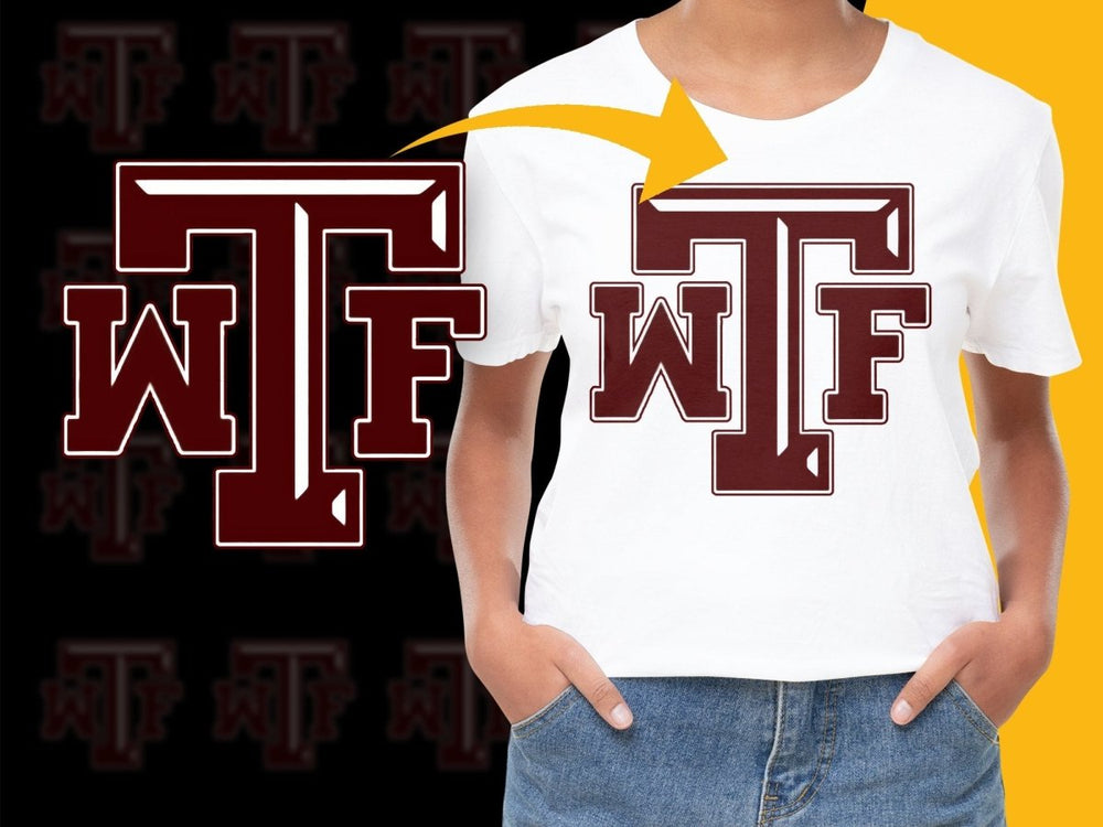 WTF NCAA College PNG File - Teepew