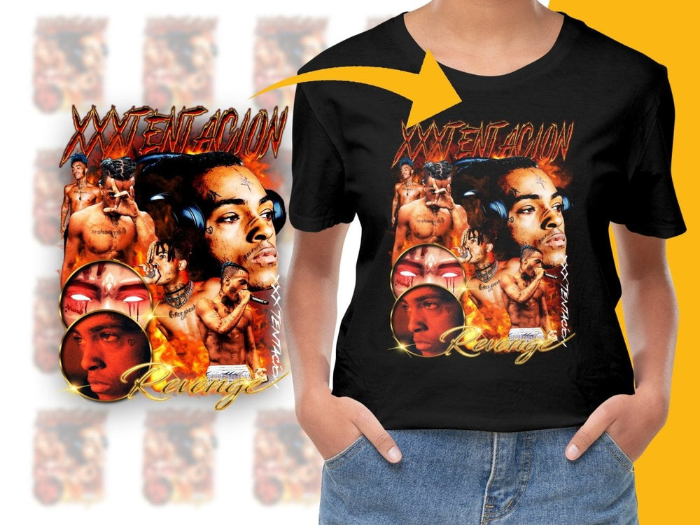 XXXtentacion RIP Bootleg PNG File - Teepew